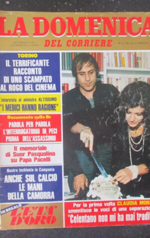 DOMENICA CORRIERE 9 1983 CLAUDIA MORI CELENTANO PAUL NEWMAN JERRY LEWIS [VL11]