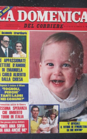 DOMENICA DEL CORRIERE 13 1983 CARLO DALLA CHIESA CARLO ANTONELLA MURGIA [VL11]