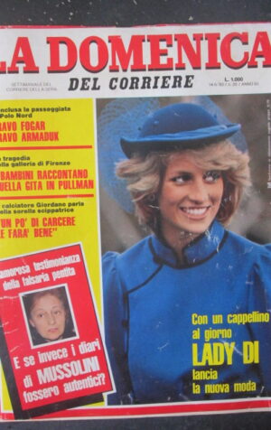 DOMENICA DEL CORRIERE 20 1983 FOGAR ARMADUK LADY DIANA ROLF STOMMELEN [VL11]