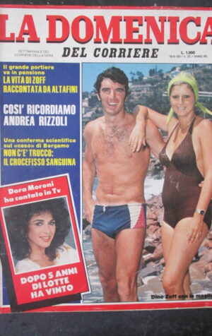DOMENICA DEL CORRIERE 25 1983 DINO ZOFF DORA MORONI MARINA SUMA [VL11]
