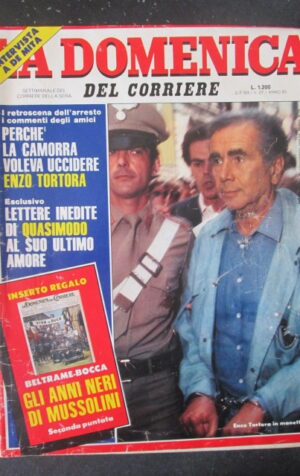 DOMENICA DEL CORRIERE 27 1983 ENZO TORTORA DELITTO FRANCESCA ALINOVI [VL11]