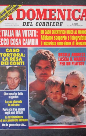 DOMENICA DEL CORRIERE 28 1983 CASO TORTORA URSULA ANDRES HARRY HAMLIN [VL11]