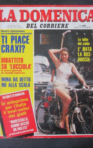 DOMENICA DEL CORRIERE 32 1983 CRAXI MINA CANTANTE ROSANNA FALCK [VL11]