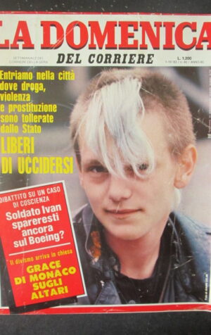 DOMENICA CORRIERE 40 1983 GRACE DI MONACO VITTORIO BUTTAFAVA AMANDA LEAR [VL11]