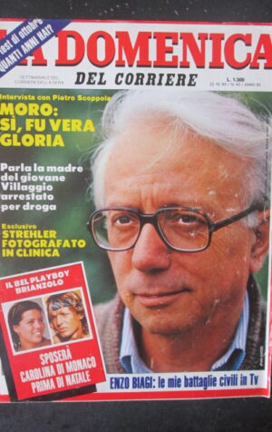 DOMENICA DEL CORRIERE 43 1983 MORO CAROLINA DI MONACO ENZO BIAGI [VL11]