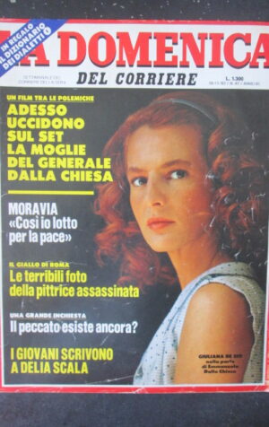 DOMENICA DEL CORRIERE 47 1983 GIULIANA DE SIO ZICO DELIA SCALA [VL11]