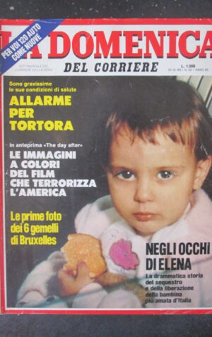 DOMENICA DEL CORRIERE 50 1983 TORTORA DOSSIER SEQUESTRO DI ELENA [VL11]