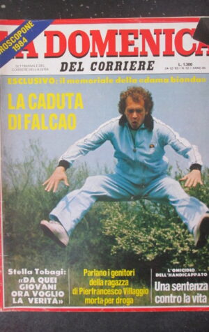 DOMENICA CORRIERE 52 1983 FALCAO PIERFRANCESCO VILLAGGIO STELLA TOBAGI [VL11]