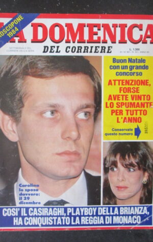 DOMENICA DEL CORRIERE 53 1983 CAROLINA DI MONACO CASIRAGHI [VL11]