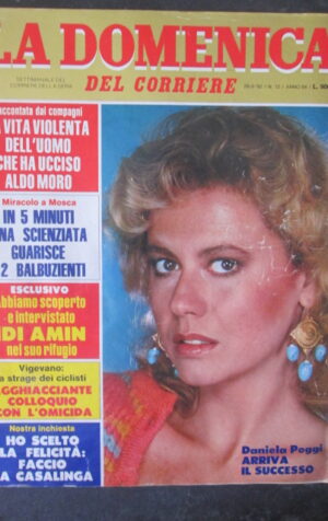DOMENICA DEL CORRIERE 12 1982 DANIELA POGGI MARCELLA BELLA LINDA GRAY [VL11]