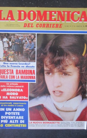 DOMENICA DEL CORRIERE 17-18 1982 BLANDINI PREGAY CLAUDIA CARDINALE [VL11]