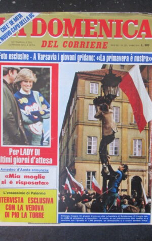 DOMENICA DEL CORRIERE 20 1982 AMEDEO D' AOSTA LADY DI AUDREY LANDERS [VL11]