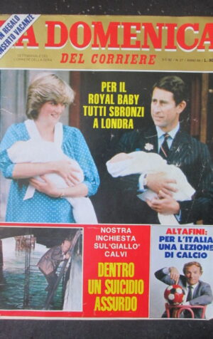DOMENICA DEL CORRIERE 27 1982 LADY DI ALTAFINI DOSSIER GIALLO CALVI [VL11]