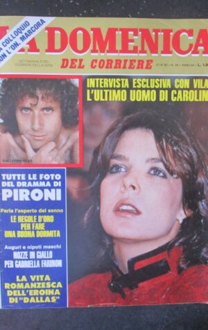 DOMENICA DEL CORRIERE 34 1982 GUILLERMO VILAS CAROLINA DI MONACO [VL11]