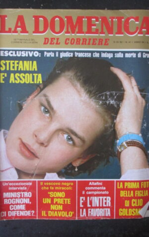 DOMENICA DEL CORRIERE 41 1982 DOSSIER MORTE DI GRACE KELLY CLIO GOLDSMITH [VL11]