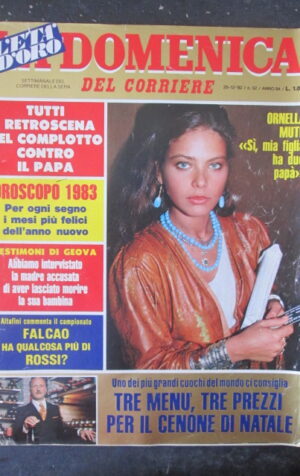 DOMENICA DEL CORRIERE 52 1982 ORNELLA MUTI FALCAO ROSSI OROSCOPO 1983 [VL11]