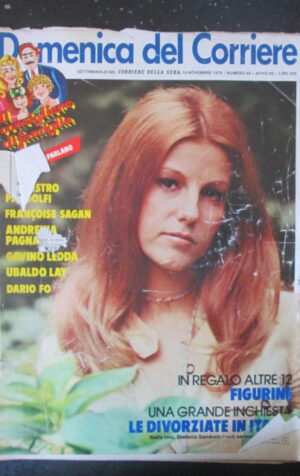 DOMENICA CORRIERE 46 1978 BARBARA STEELE STEFANIA SANDRELLI ROB LA CARA [C25D-1]