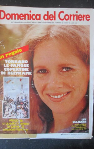 DOMENICA CORRIERE 42 1978 LIV ULLMAN MACARIO JOHN TRAVOLTA DIANA FERRARA [C25D-1