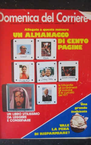 DOMENICA CORRIERE 3 1978 ALDINI HALDYN AZNAVOUR ALESSANDRO DE TOMASO [C25D-1]
