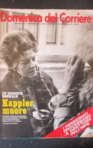 DOMENICA CORRIERE 4 1978 KAPPLER REX HARRISON MOSER CALABRESI [C25D-1]