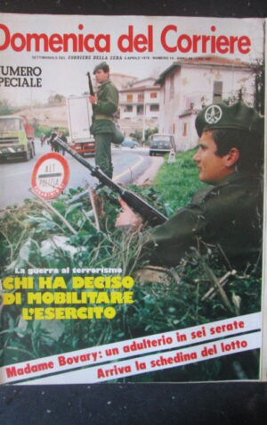 DOMENICA CORRIERE 14 1978 MORTE DI ALDO MORO MILVA CARLO GRAVINA [C25D-1]