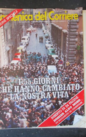 DOMENICA CORRIERE 21 1978 NUMERO SPECIALE DOSSIER ALDO MORO [C25D-1]