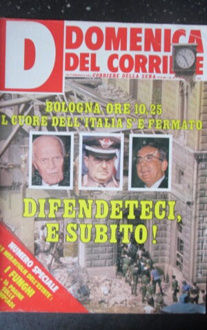 DOMENICA CORRIERE 33 1980 NUMERO SPECIALE STRAGE DI BOLOGNA [C25D-2]