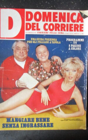 DOMENICA CORRIERE 39 1980 SOFIA LOREN CARLA GRAVINA HEATHER PARISI [C25D-2]