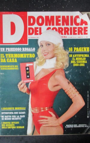 DOMENICA CORRIERE 41 1980 BEATRICE CORI ELEONORA GIORGI NASTASSJA KINSKI [C25D-2