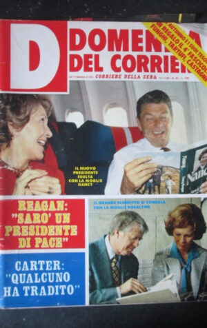 DOMENICA CORRIERE 46 1980 REAGAN ELEONORA GIORGI ERROL FLYNN  [C25D-2]