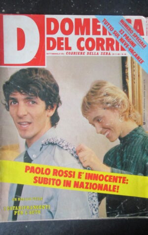 DOMENICA CORRIERE 48 1980 PAOLO ROSSI - MORTE STEVE MCQUEEN CON FOTO [C25D-2]