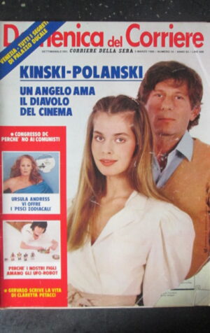 DOMENICA CORRIERE 10 1980 NASTASSJA KINSKI ROMAN POLANSKI URSULA ANDRESS [C25D-2