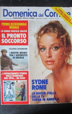 DOMENICA CORRIERE 11 1980 SYDNE ROME AFGHANISTAN FRATELLI BARESI  [C25D-2]