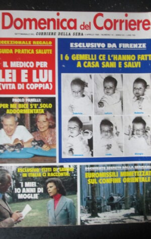 DOMENICA CORRIERE 14 1980 PAOLO PANELLI GIULIANA DE SIO ROBERT REDFORD [C25D-2]