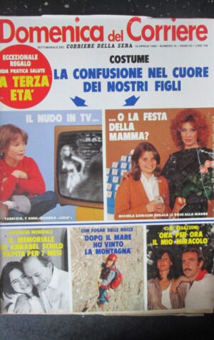 DOMENICA CORRIERE 16 1980 LULU CLAY REGAZZONI FELLINI PIERRE JABOUILLE [C25D-2]