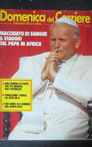 DOMENICA CORRIERE 20 1980 GIOVANNI PAOLO II CASSIUS CLAY LEA MASSARI [C25D-2]