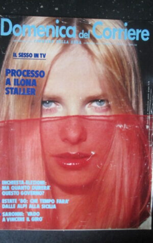 DOMENICA CORRIERE 21 1980 ILONA STALLER AMANDA LEAR BEPPE SARONNI  [C25D-2]