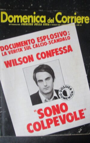 DOMENICA CORRIERE 22 1980 SCANDALO SCOMMESSE CALCIO INSERTO DOSSIER [C25D-2]