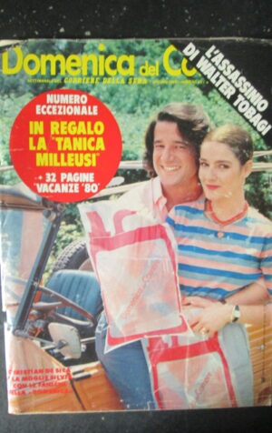 DOMENICA CORRIERE 23 1980 OMICIDIO WALTER TOBAGI SIMEONI GRACE KELLY [C25D-2]