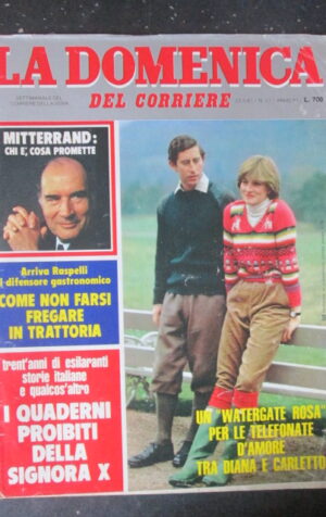 DOMENICA CORRIERE 21 1981 CARLO DIANA ADRIANA RUSSO ROSSANA PODESTA [C25D-2]