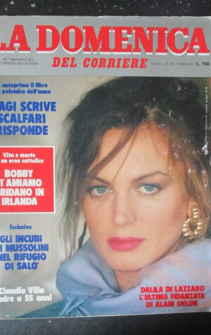DOMENICA CORRIERE 20 1981 DALILA DI LAZZARO ROBERT SANDS ORNELLA MUTI [C25D-2]
