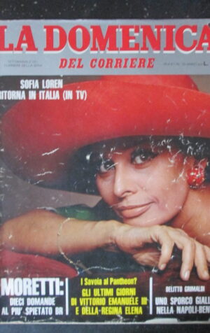 DOMENICA CORRIERE 16 1981 SOFIA LOREN MARIO MORETTI BR EDWIGE FENECH [C25D-2]