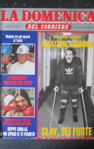 DOMENICA CORRIERE 14 1981 CLAY REGAZZONI LIZ TAYLOR FARAH DIBA LOVELOCK [C25D-2]