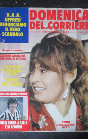 DOMENICA CORRIERE 13 1981 VERONIQUE SILVIO PIOLA MARIANGELA MELATO [C25D-2]
