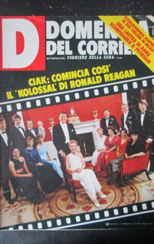 DOMENICA CORRIERE 6 1981 REAGAN ORIELLA DORELLA CARLO RAMBALDI  [C25D-2]