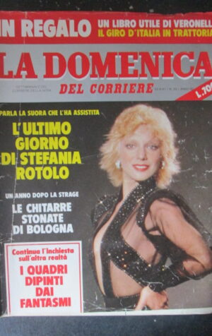 DOMENICA CORRIERE 33 1981 STEFANIA ROTOLO ROBERTO PECI URSULA ANDRESS [C25D-2]