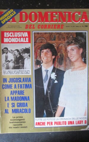 DOMENICA CORRIERE 38 1981 PAOLO ROSSI NANNI MORETTI MONICA GUERRITORE [C25D-2]