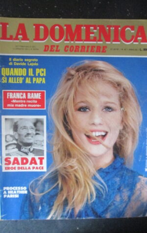 DOMENICA CORRIERE 42 1981 HEATHER PARISI ANNA PROCLEMER SEAN CONNERY [C25D-2]