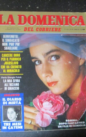 DOMENICA CORRIERE 45 1981 TOMINA POWER CLARK GABLE ELEONORA GIORGI  [C25D-2]