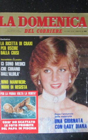 DOMENICA CORRIERE 47 1981 LADY DIANA LAURA LATTUADA ENZO TORTORA [C25D-2]